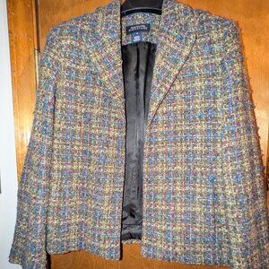 Jones New York Signature Multicolor Tweed Jacket | Size 8